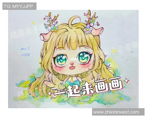 可爱Q版足球明星卡通绘画展现球场魅力与青春活力的创意艺术作品